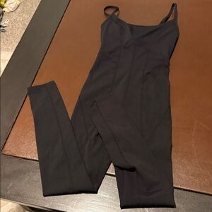 L space Sleek Black Women's Jumpsuit - Slim Fit